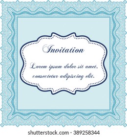 Plantilla de invitación formal. Personalizable, fácil de editar y cambiar los colores. Fondo complejo. Excelente diseño. 