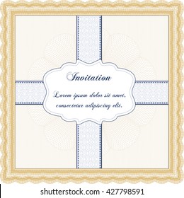 Formal invitation template. Customizable, Easy to edit and change colors. Lovely design. Complex background. 