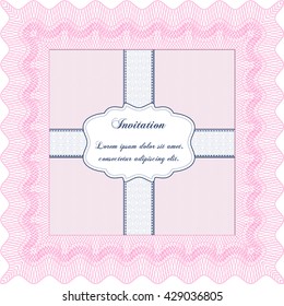 Formal invitation template. Customizable, Easy to edit and change colors. Lovely design. Complex background. 