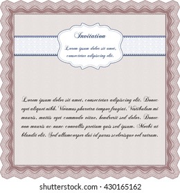 Formal invitation template. Customizable, Easy to edit and change colors. Excellent design. Complex background. 