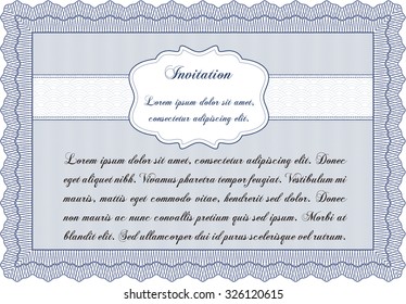 Formal invitation template. Lovely design. Customizable, Easy to edit and change colors.Printer friendly. 