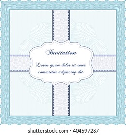 Formal invitation template. Lovely design. Complex background. Customizable, Easy to edit and change colors. 