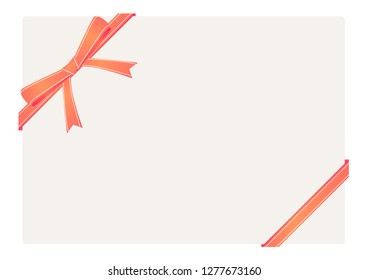 formal message card