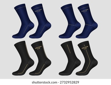 Formale professionelle Socken Design für Office und Corporate Outfit