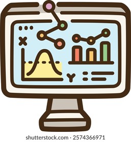 Formal science vector doodle illustration and graphic