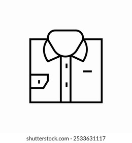 formal shirt icon sign vector