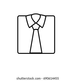 Formal Shirt icon vector 