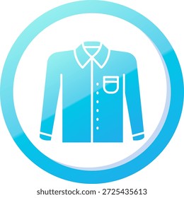 Camisa Formal Linha vetor Ícone Design