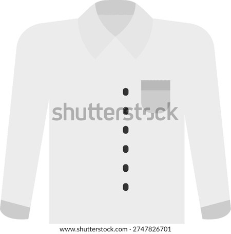 Formal shirt Line vector Icon Design