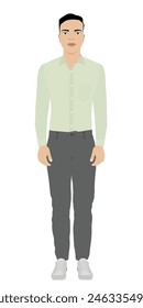 Formal Shirts and Pants for the Young Professional Male Character