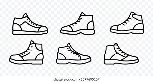 Formal Shoe icon, Running shoes line icon,  Sneakers minimal vector icons, Fitness Running Shoe Icon