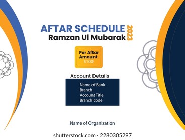 Formal and simple Islamic Background Ramadan colorful and attractive template with typography and text