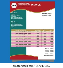 It is a formal and standard quality invoice.