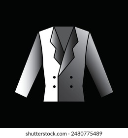 formal suit vector, tuxedo, clothes icon sign