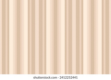 Vector de textura formal sin soldadura, banda de patrón de fondo sensual. Tela textil de la década de 1960 vertical en blanco antiguo y color claro.