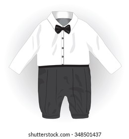 Formal wear Baby boy ,Vector illustration
