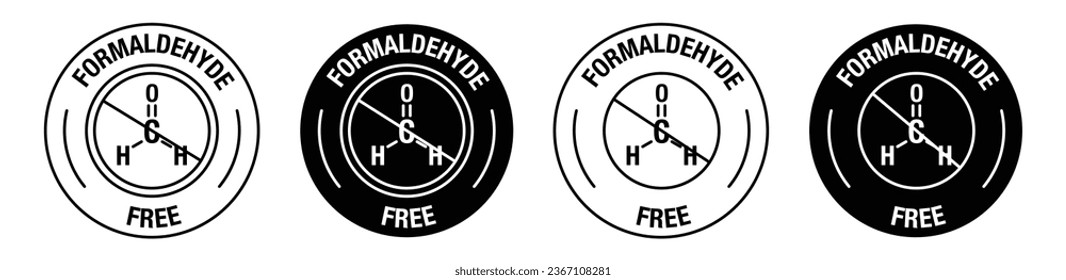 Formaldehyde free vector symbol set