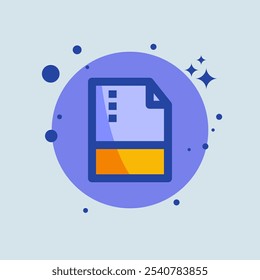 Formatar ilustração simples. Ilustração de vetor de sinais de tipo de arquivo.