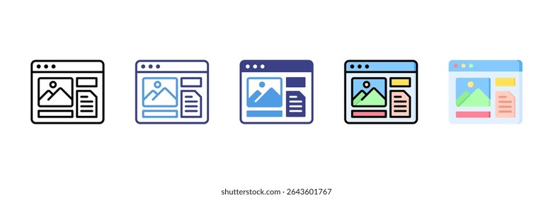 Format Multi Style Icon Set