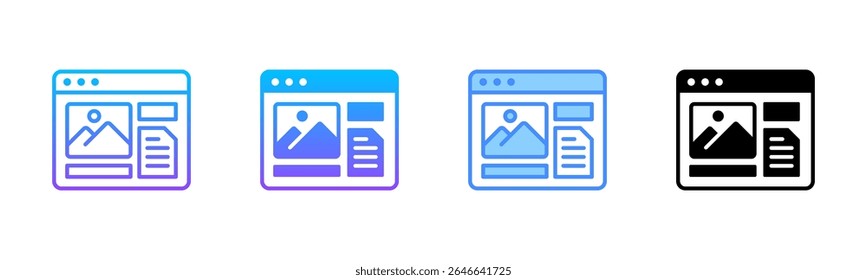 Format Multi Style Icon Set