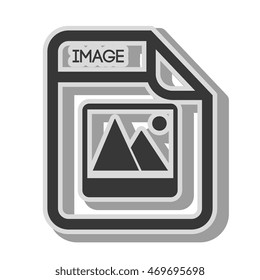 format type file document jpg pdf image red label  picture vector illustration isolated