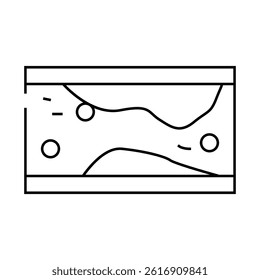 formation of cholesterol plaques in artery line icon vector. formation of cholesterol plaques in artery sign. isolated contour symbol black illustration