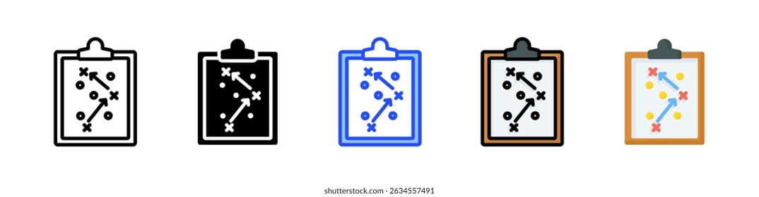 Formation Icon Collection With Multiple Styles