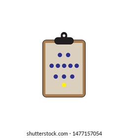 formation, strategy, instruction soccer ball illustration