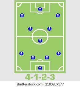 Formation Vector Design In Football Sports