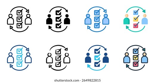 Formative icon set multiple style collection 
