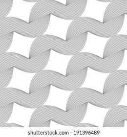 Formed a decorative spiral design.