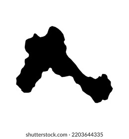 Formentera map, Spain region. Vector illustration.