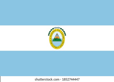 Ehemalige Belizische Historische Vektorflagge der Bundesrepublik Zentralamerika