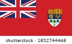 Former Canadian Historic Vector Flag of Canada between 1921 and 1957