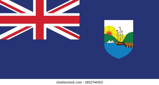 Former Dominican Historic Vector Flag of Dominica between 1955 and 1965