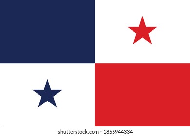 Former Panamanian historic vector flag of Panama between 1903 and 1904