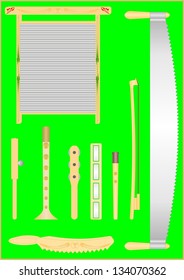The former peasant utensils Gradually moved to a musical instrument in the world today.