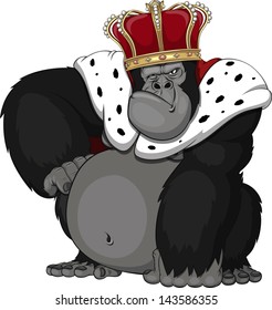 formidable monkey in a crown