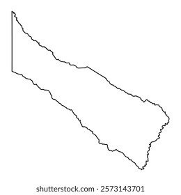 Formosa Province map, administrative division of Argentina. Vector illustration.