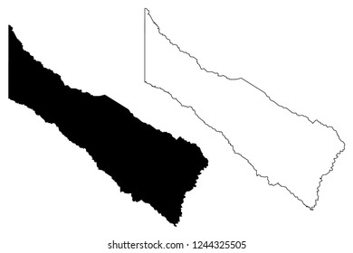 Formosa (Region of Argentina, Argentine Republic, Provinces of Argentina) map vector illustration, scribble sketch Formosa Province map