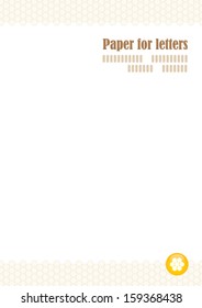 forms for letters with honeycombs