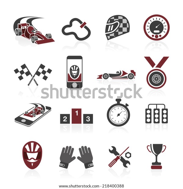 Formula 1 icon set,\
sport icons and\
sticker