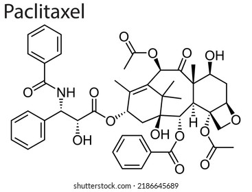 Formula Of Anticancer Drug Paclitaxel