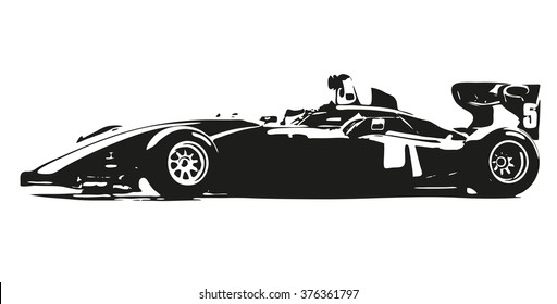 Formula One Car Drawing Images Stock Photos Vectors Shutterstock