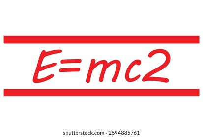 Formula e=mc2 in colored circle. colorful e=mc2 concept