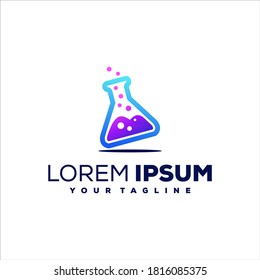 formula glass gradient logo design