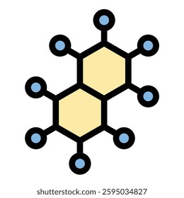 Formula icon in flat line style representing equations calculations and scientific principles ideal for mathematics chemistry and research concepts.