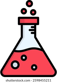 Formula Icon Lineal Color Vector Illustration