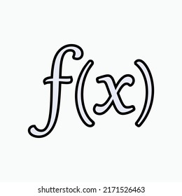 Formula Icon. Mathematics Patterns Symbol - Vector.