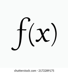 Formula Icon. Mathematics Patterns Symbol - Vector.
